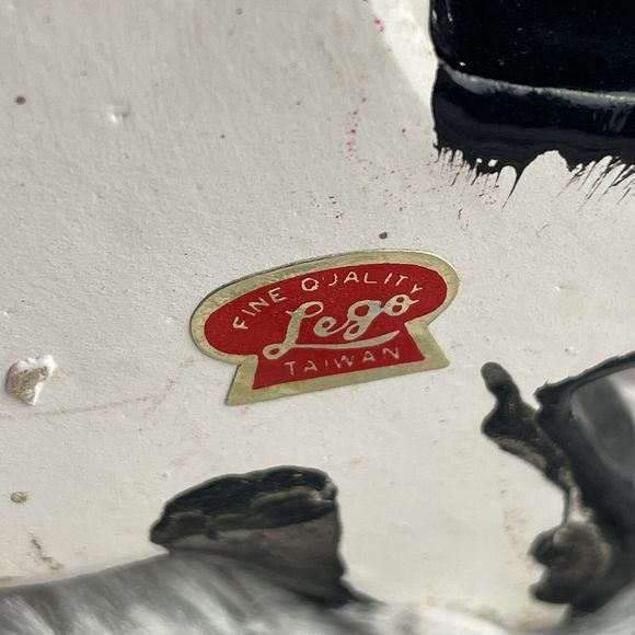 VINTAGE Lego Santa Vase Toy Sack Small Planter Succulent Pen Holder Christmas - Picture 9 of 10